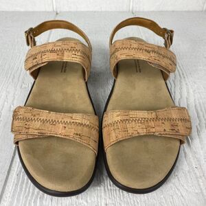 SAS Sandal Women 9.5 Slim Nudu Heel‎ Adjustable Straps Cushioned Comfort Classic